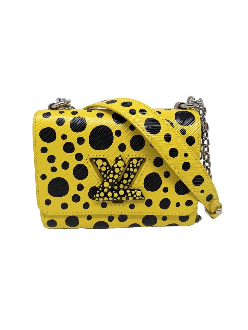 Louis Vuitton Yayoi Kusama Epi Twist PM Yellow Black Infinity Dots